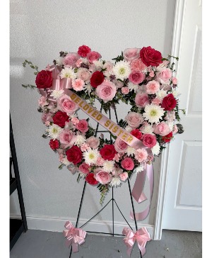 Pink Open Heart 