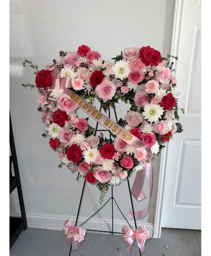 Pink Open Heart 