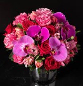 pink orchid  CENTERPIECE