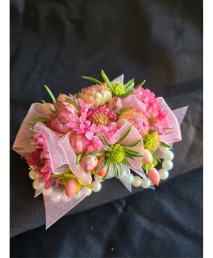 Pink Paradise Wristlet Corsage