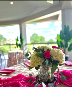 Pink Party Perfection  Centerpiece