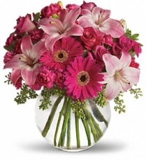 Pink Party Vase Arrangement