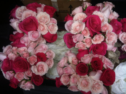 Pink Passion Centerpieces
