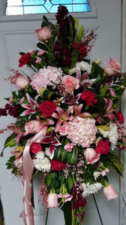 Pink Passion standing easel