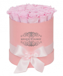 Pink Clouds Roses Flower Box