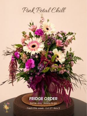 Pink Petal Chill Fridge Order