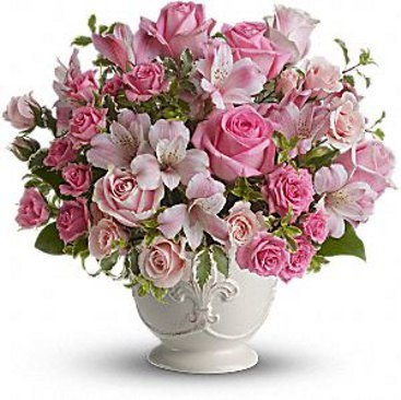 Pink Potpourri Sympathy Arrangement