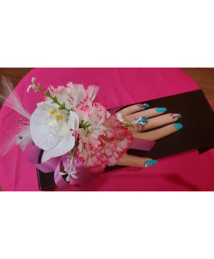 Pink Princess Corsage 