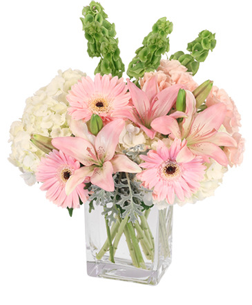 Pink Princess Vase Arrangement in Darien, CT | DARIEN FLOWERS