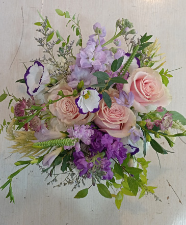 Pink, Purple and White Arrangement Designer's Choice in Glastonbury, CT | THE FLOWER DISTRICT