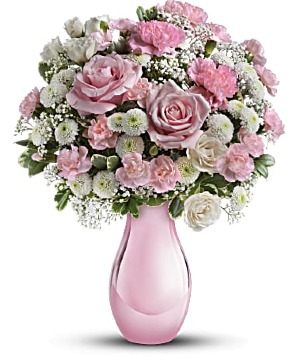 PINK REFLECTIONS FLOWER ARRANGEMENT