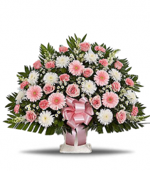 Pink Remembrance Arrangement