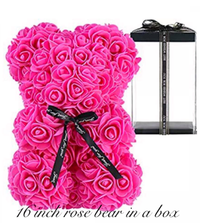 Pink rode bear Pink rose bear