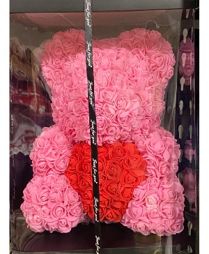 PINK ROSE BEAR 