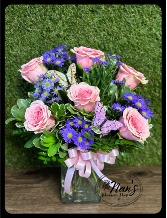 Pink Rose Half-Dozen 