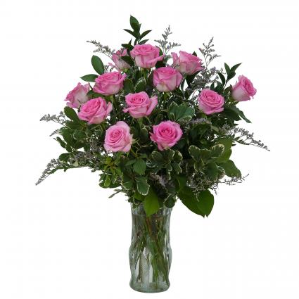 Pink Rose Perfection Arrangement