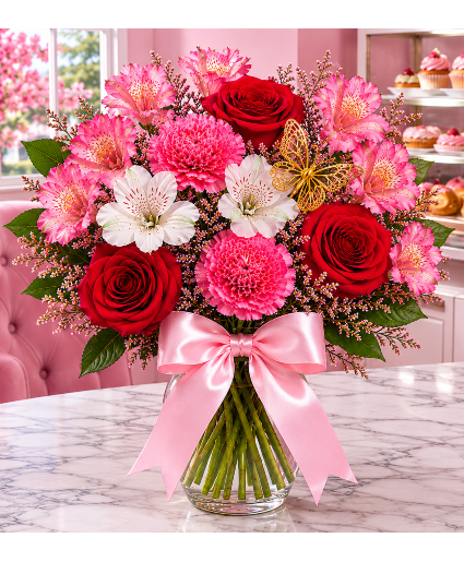 Pink Satin Desire Call Us for Faster Service & Daily Specials: (915) 303-8500 Text Us to Order Anytime: (915) 505-3708 Your trusted source for Flowers & Delivery in El Paso TX 