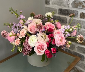 Pink Splash Ceramic Arrangement