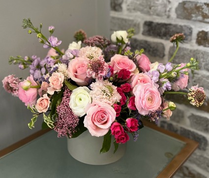Pink Splash Ceramic Arrangement