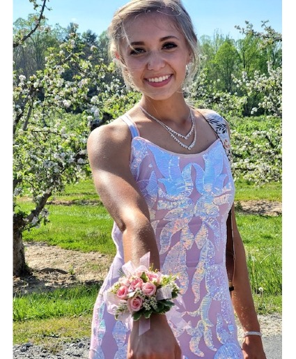 Pink Spray Rose Corsage Corsage