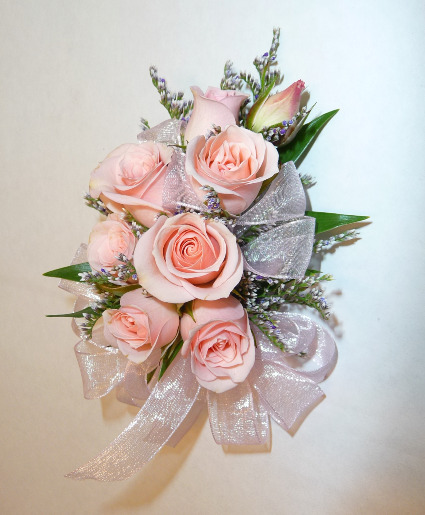 Pink Spray Rose Corsage 