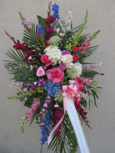 Pink & Blue Mixed Spray 
