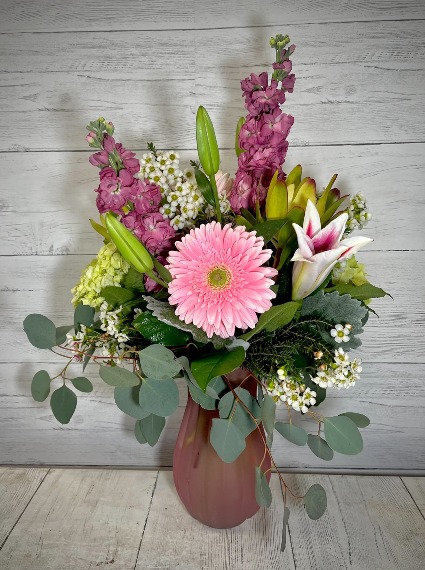 Pink Spring! Vase Arrangement