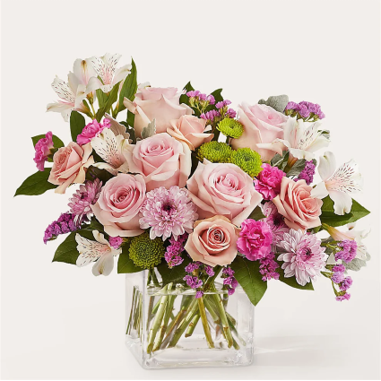 Pink Suede Bouquet 
