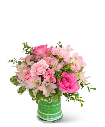 Pink Sugar Flower Arrangement in Nevada, IA | Flower Bed
