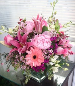 Pink Summer Vase