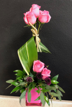 Pink Topiary Floral Arrangmner