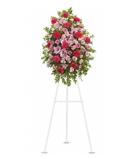 Pink Tribute Spray Flower Arrangement