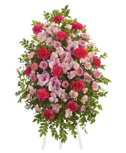 Pink Tribute Spray Standing spray