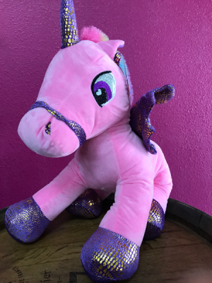 Pink Unicorn Stuffed Animal 