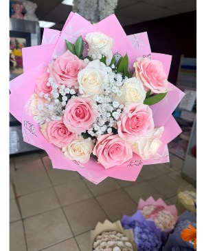 Pink & White Bouquet 