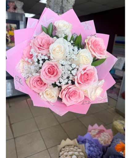 Pink & White Bouquet 