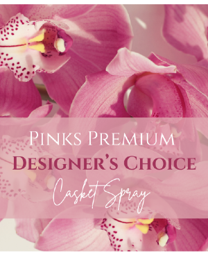 Pinks Premium Designer's Choice Casket Spray Casket Spray