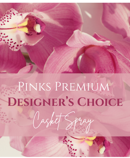 Pinks Premium Designer's Choice Casket Spray Casket Spray