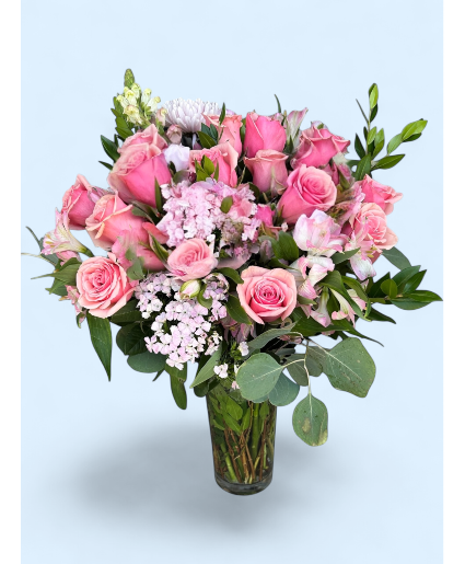  Pinks roses  