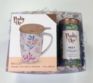 Pinky Up  Tea Mug and Infuser 