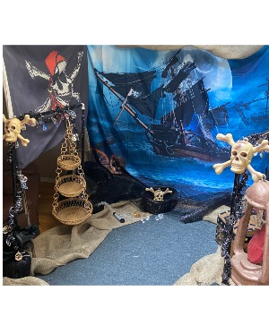 pirate selfie station pickup item rental item