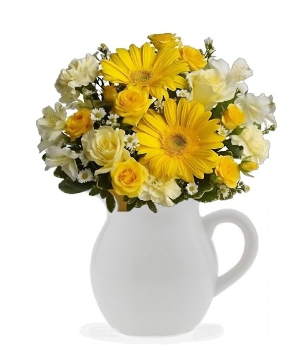 Pitcher Perfect Floral Bouquet