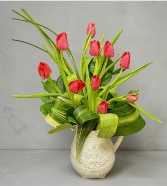 Pitcher of Tulips  