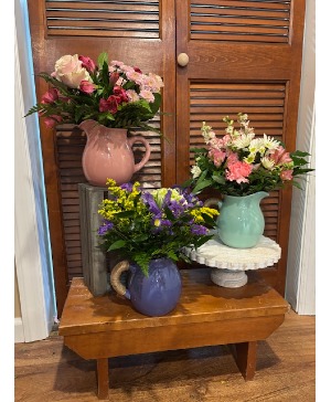 "Pitcher" Perfect All around arrangement in a ceramic pitcher