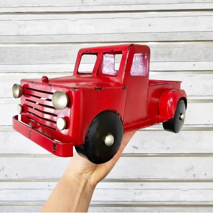 Plant or Arrangement in Red Truck 