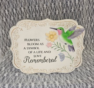 Plaque - Life & Love Remembered 