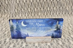 Plaque - Love You Past the Moon 