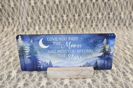 Plaque - Love You Past the Moon 
