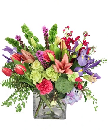 Playful Colors Floral Arrangement in Albany, NY | Ambiance Florals & Events