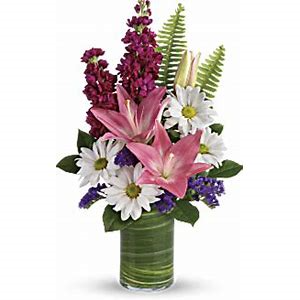 Playful Daisies Fresh Vase Arrangement